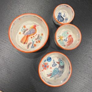 Brand new Anthropologie animal measuring cups